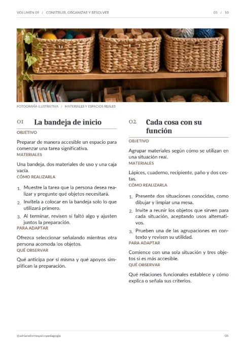 VOLUMEN 09 — CONSTRUIR, ORGANIZAR Y RESOLVER
